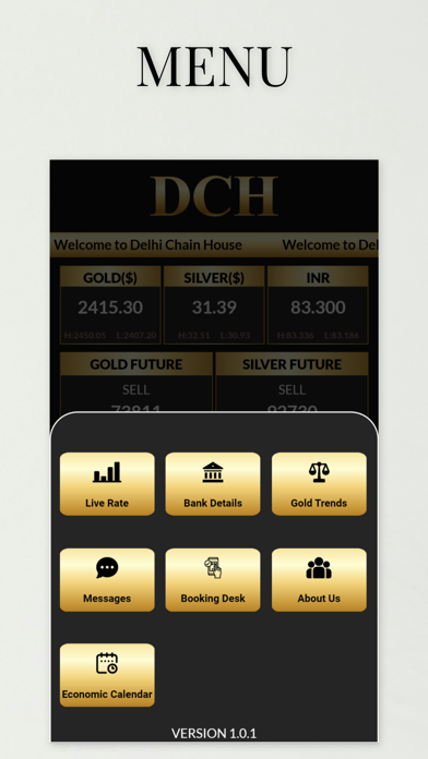 DCH BULLION Screenshot