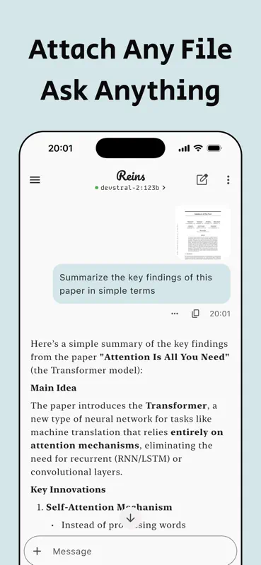 Reins: for Ollama & LM Studio screenshot 3 of 10