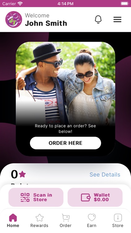 JT Boba House Rewards