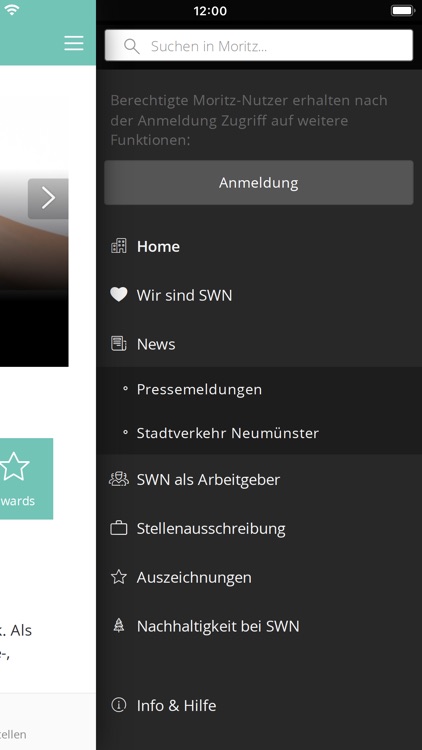 Moritz, verbindet SWN.