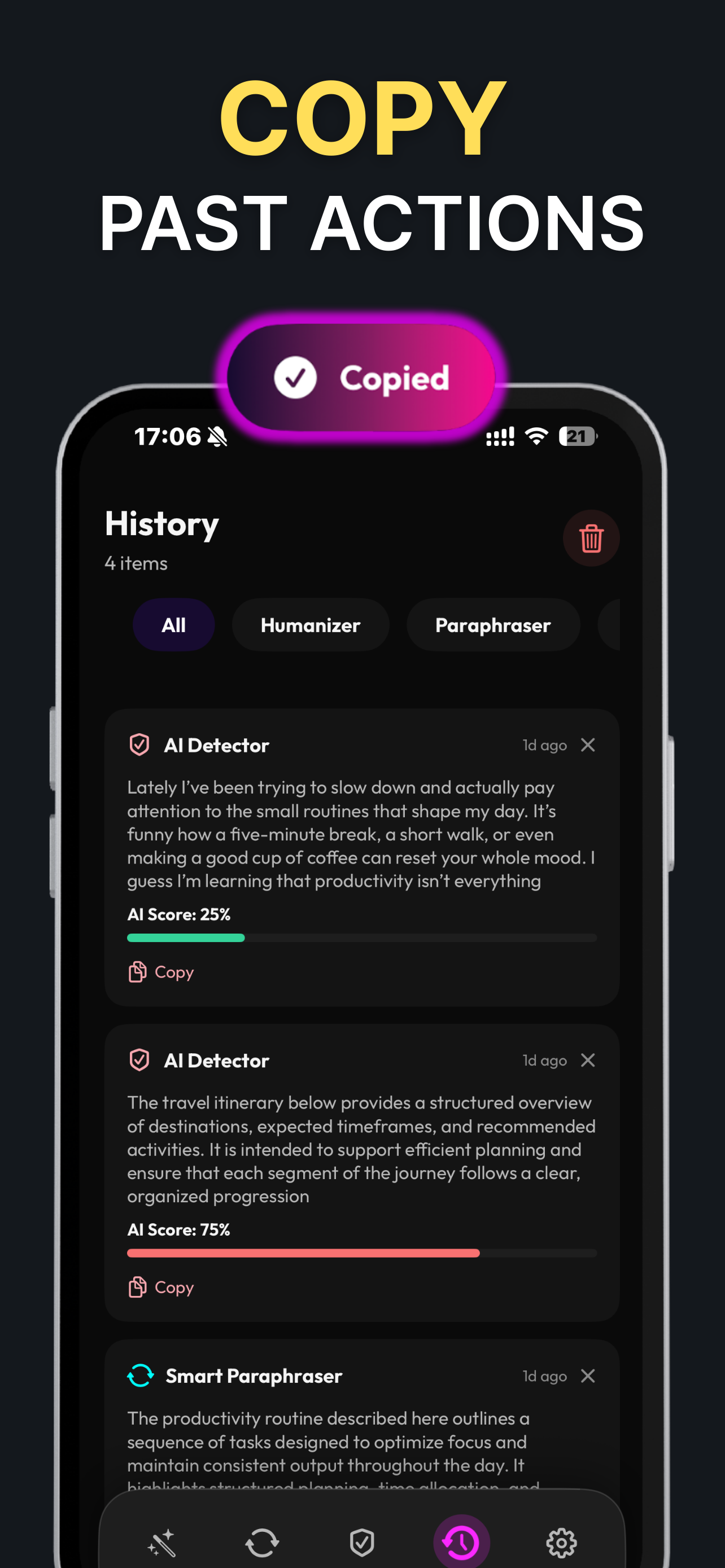 Clever AI Humanizer - HumanGPT screenshot 7