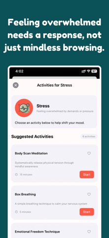 MoodShift: Mindful Screen Time iPhone screenshot