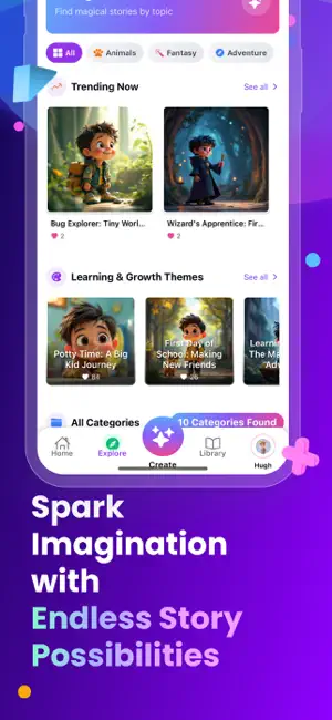 StoryBurst - Kids Story Books screenshot 4