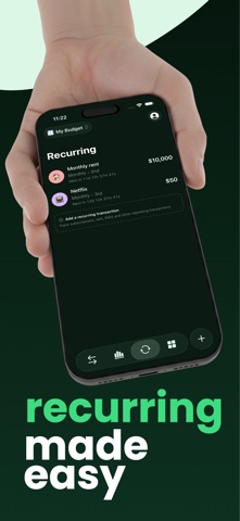 16cent: Expense Tracker iPhone screenshot