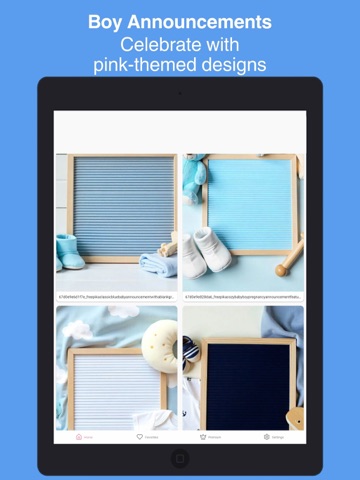 Pregnancy Announcement Pro iPad screenshot