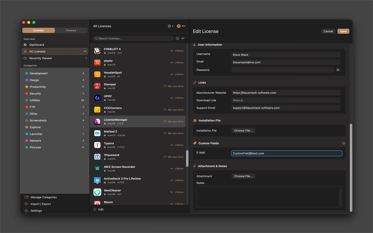 LicenseManagerPro screenshot 19
