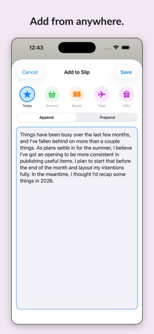 Slips - Quick Notes Screenshot 6 of 7