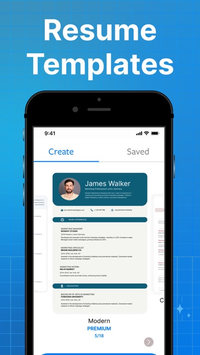 Resume Builder & CV Maker AI Screenshot