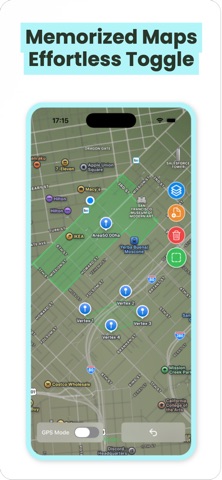 Geo Land Measure & Field Maps iPhone screenshot