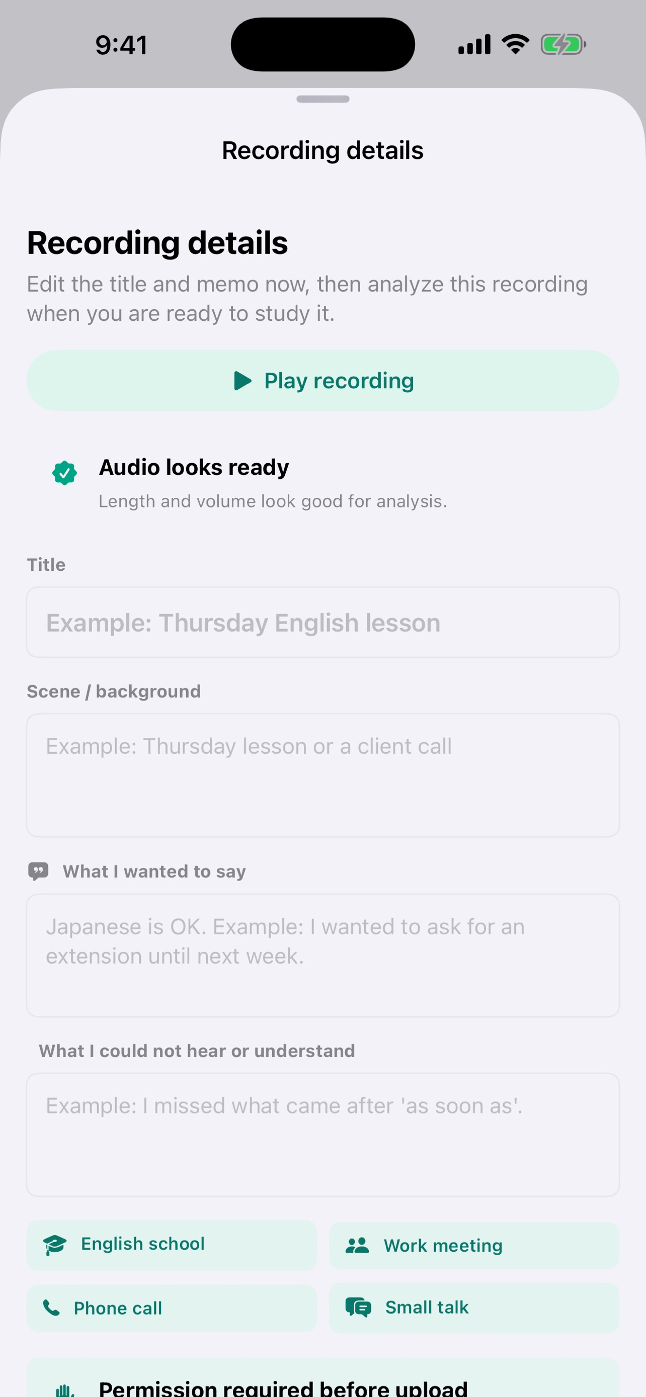 English Replay: VoiceLoop screenshot 3