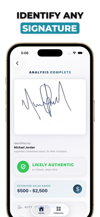 Autograph Identifier - Scanner Screenshot 2 of 3