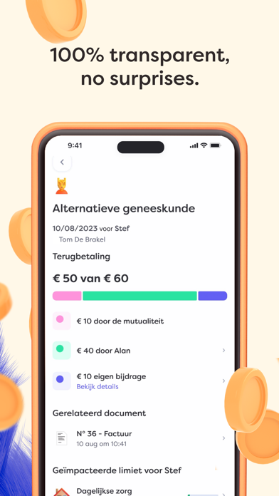 Alan Belgium Health Insurance Screenshot