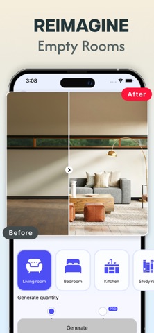 Interior AI Room Home Design iPhone screenshot
