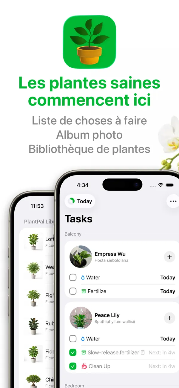 Screenshot #1 pour PlantPal : soins plantes