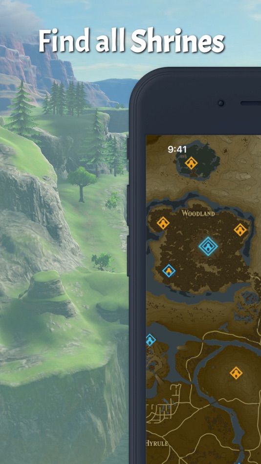 #1. Shrines Guide - BotW Map (iOS) Av: Felipe Braunger Valio Desenvolvimento de Sistemas Ltda