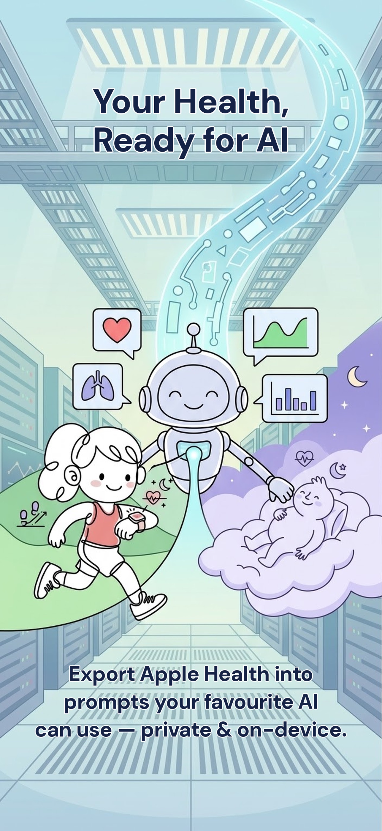 Screenshot 1 of HealthAgent: AI Health Prompts