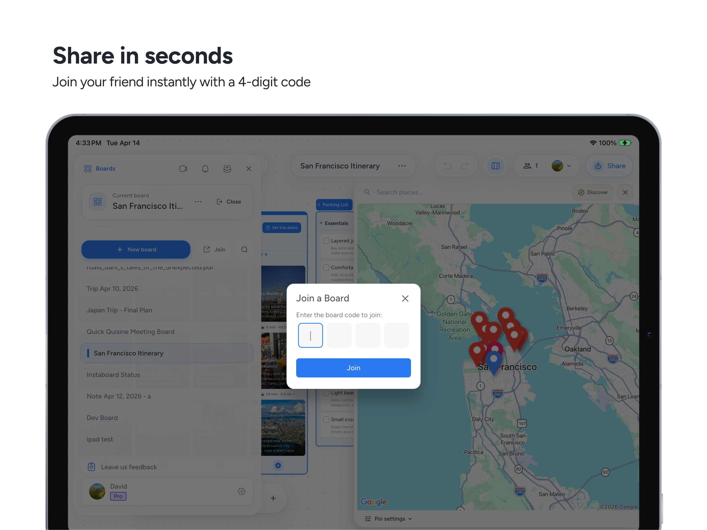 Instaboard: Whiteboard & Plan