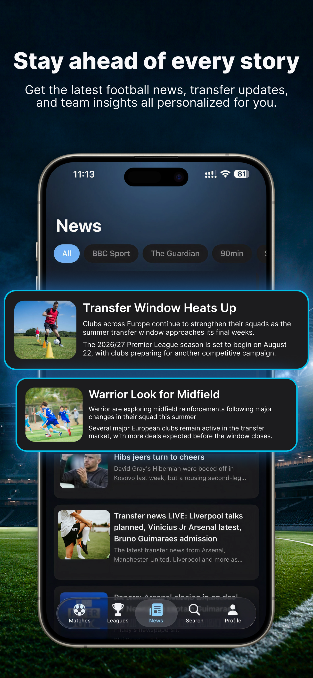 Live Goal: Live Soccer Scores screenshot 4