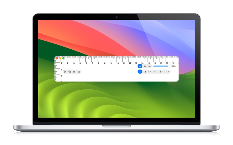 Ruler · CM, MM, Inches app screenshot