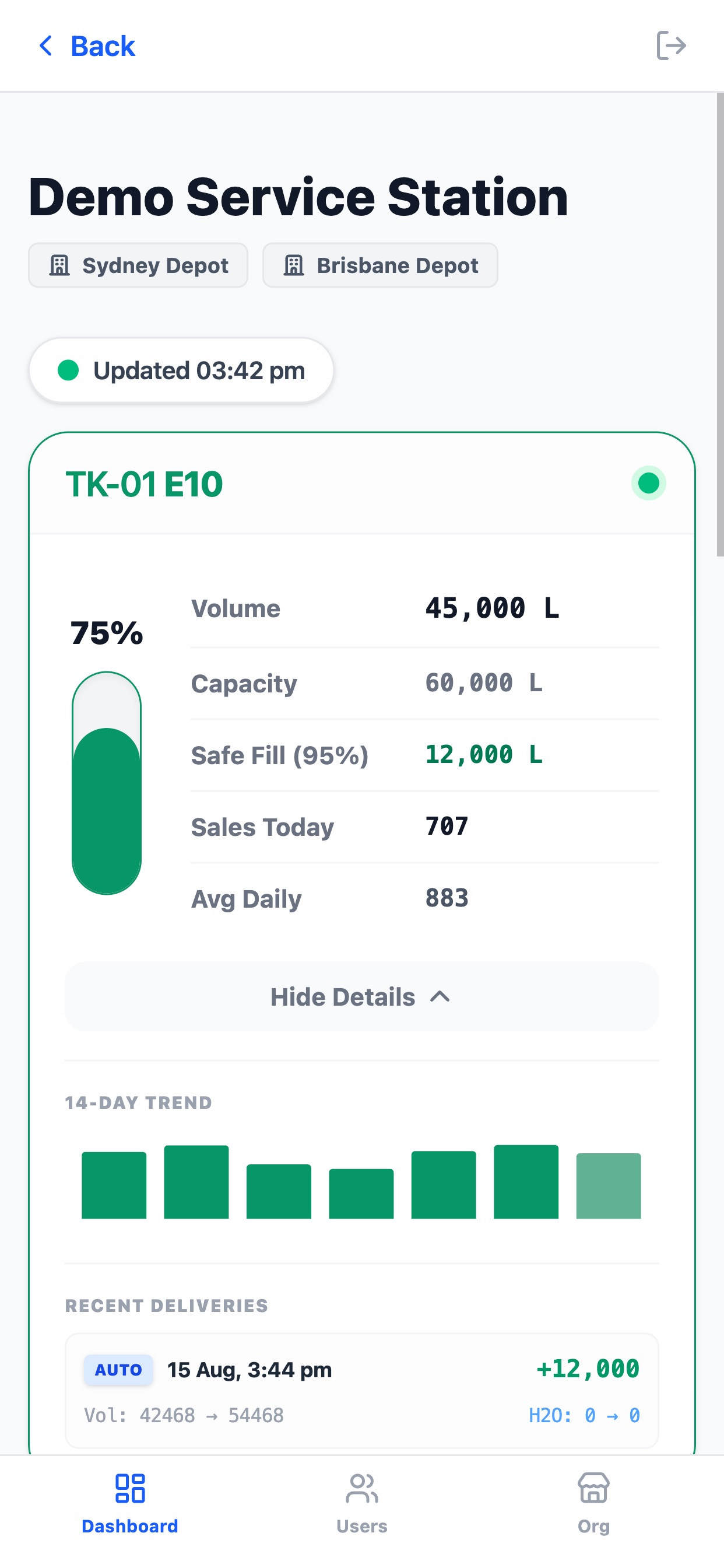 Screenshot 3 of Gauge Monitor