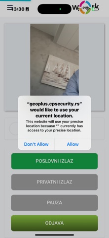 MyWorkGeo screenshot