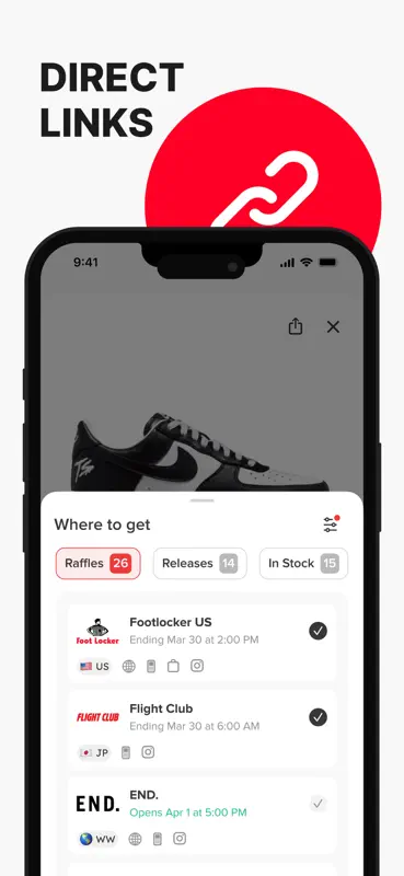 SNKR: Sneakers Release＋Raffle screenshot 6 of 6