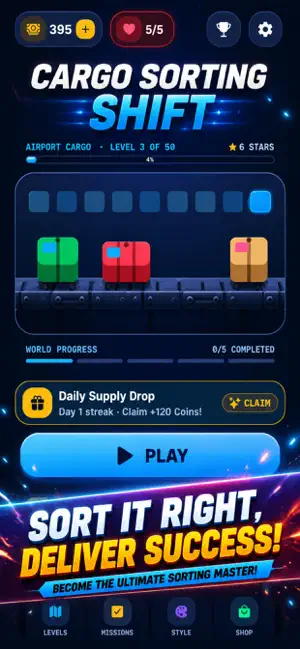 Cargo Flow: Sorting Shift screenshot 1
