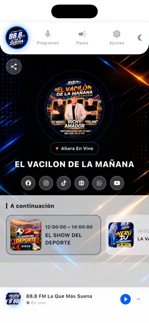 88.8 FM La Que Más Suena screenshot 1