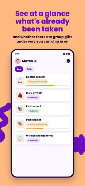 Looply: gift lists screenshot 4