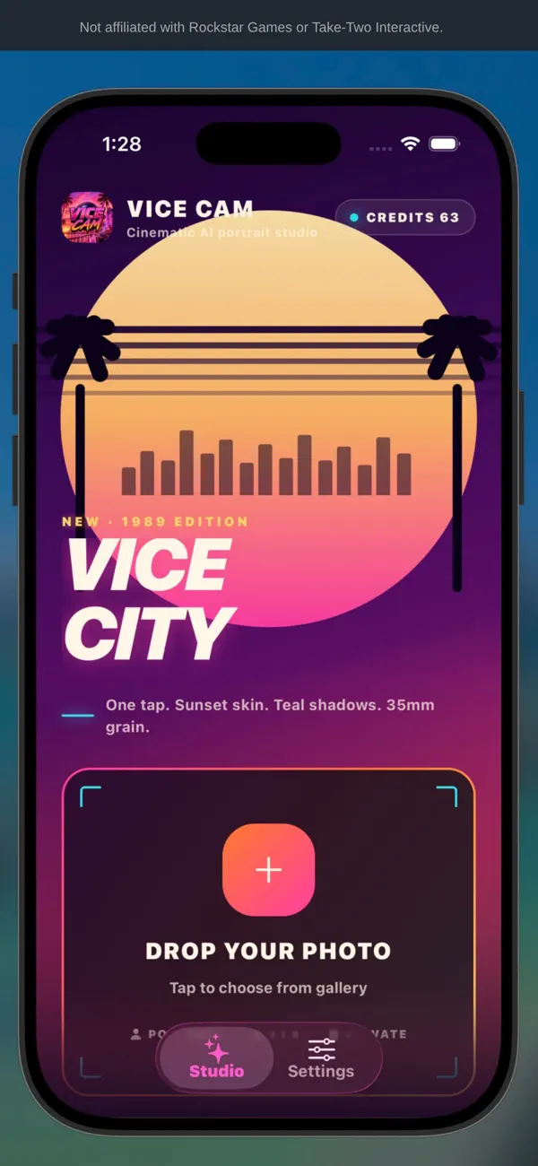Screenshot #3 pour Vice Cam: AI Photo Filter