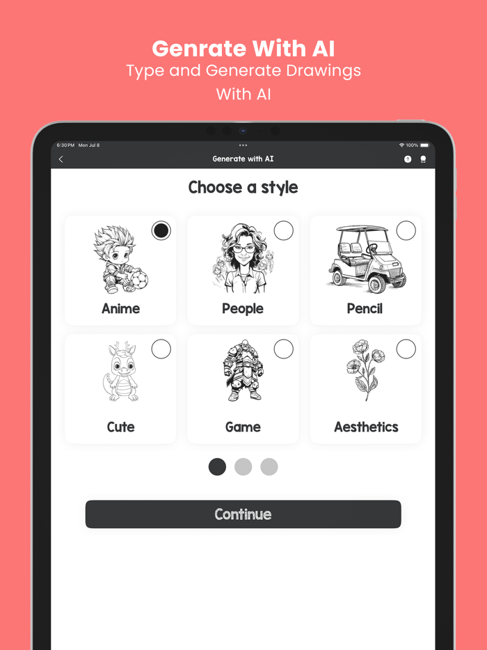 ar drawing app Photo on paper