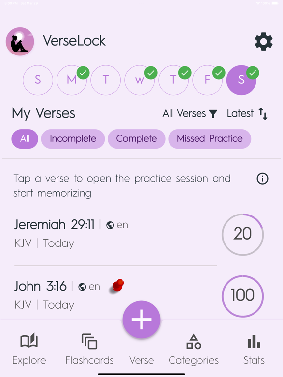 Verselock - Bible Memorization