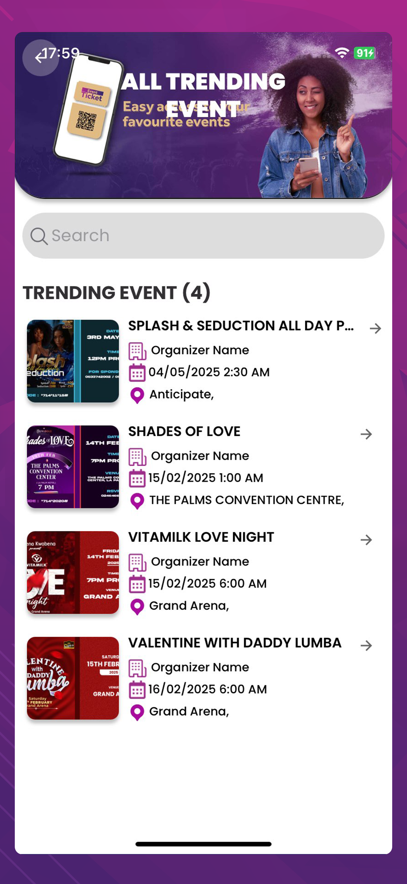 Veetickets screenshot 6