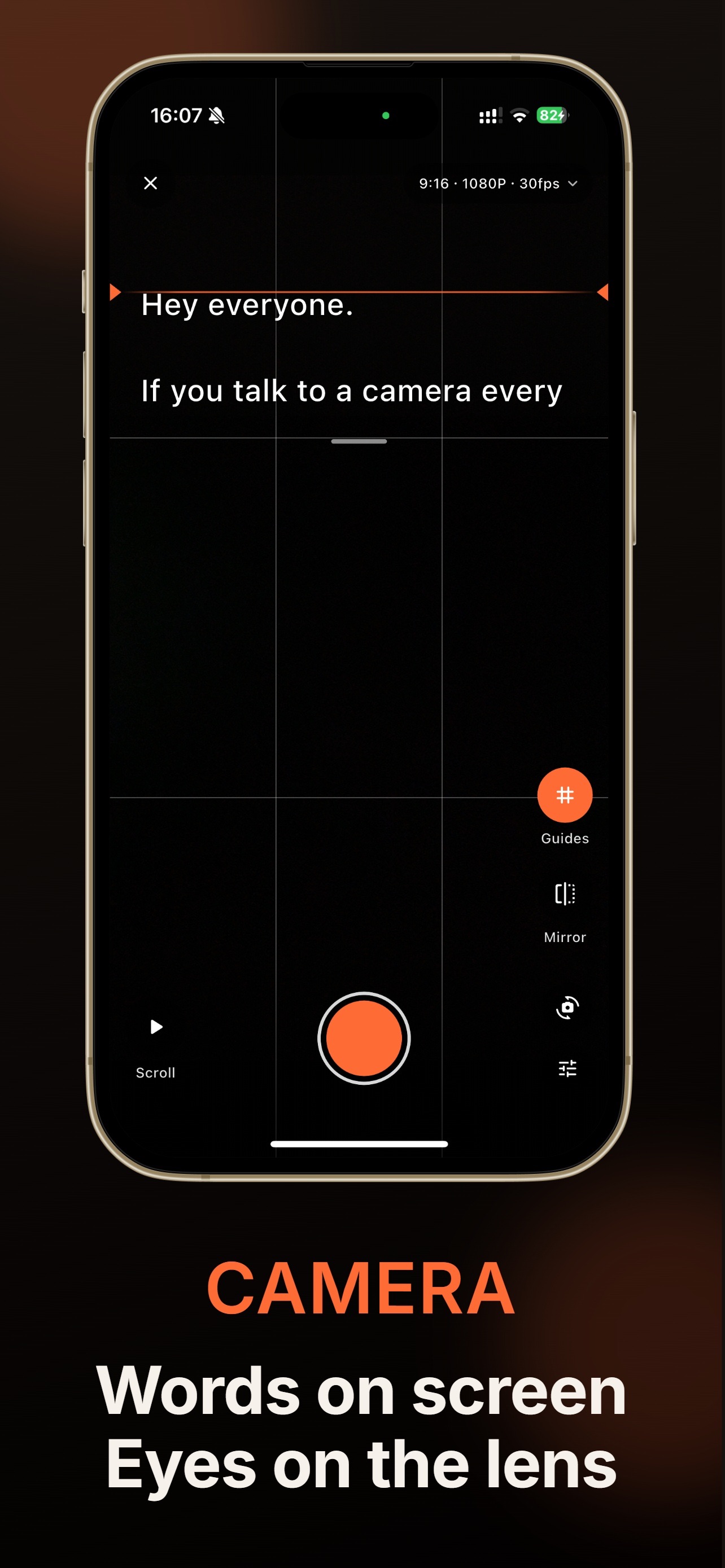 Screenshot 4 of WizScript-teleprompter