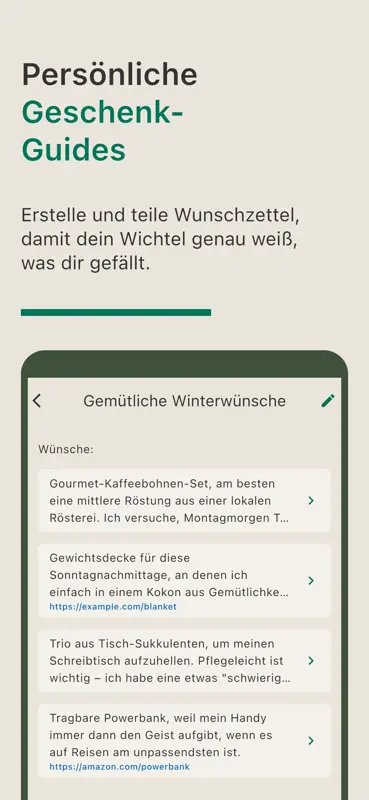 Wichteln Helfer App screenshot 5 of 5