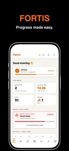 Fortis - Workout Log Screenshot 1 of 5