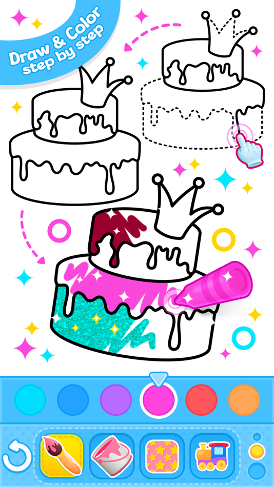 #3. Coloring Meals Game (iOS) 由: C FLOW GAMES SARL