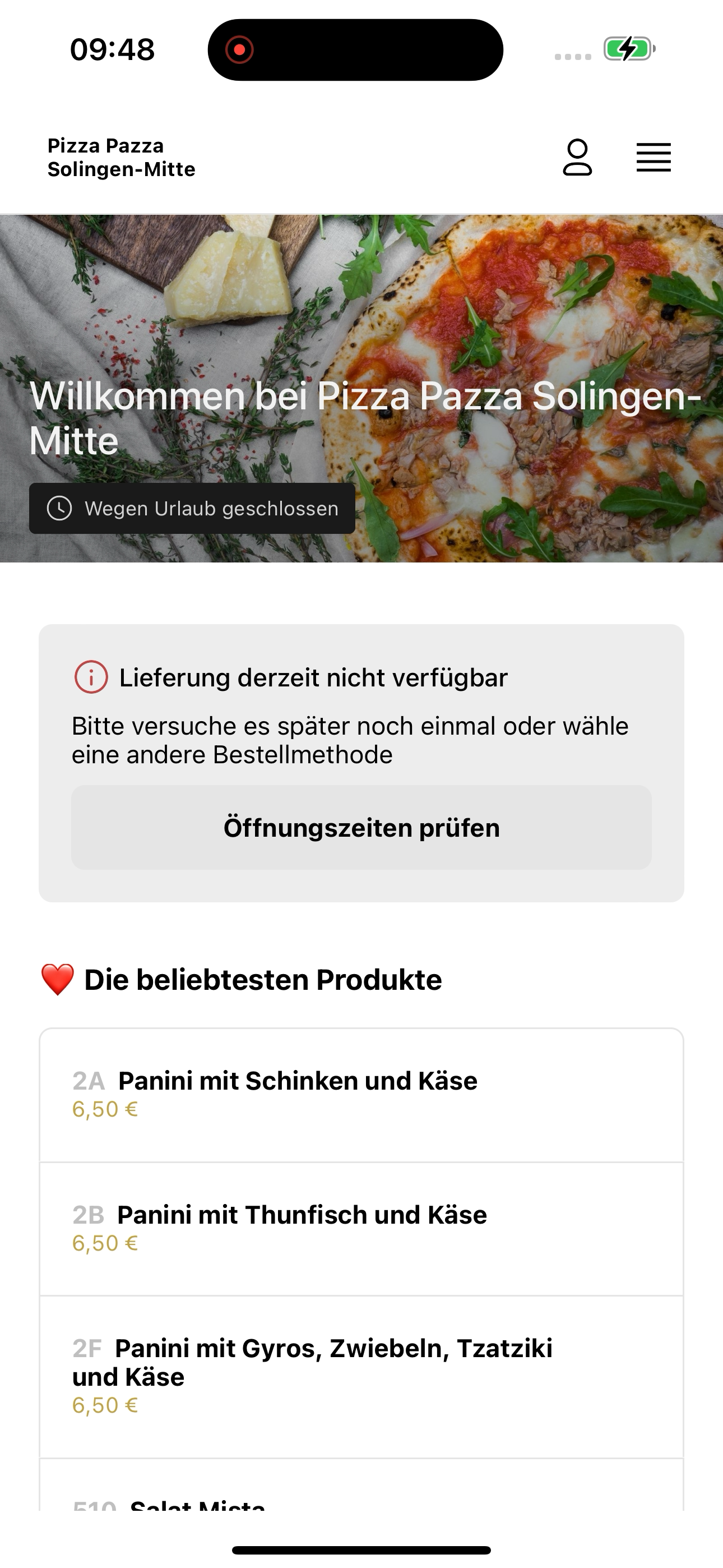 Pizza Pazza Solingen-Mitte