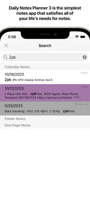 Daily Notes Planner 3 screenshot 3