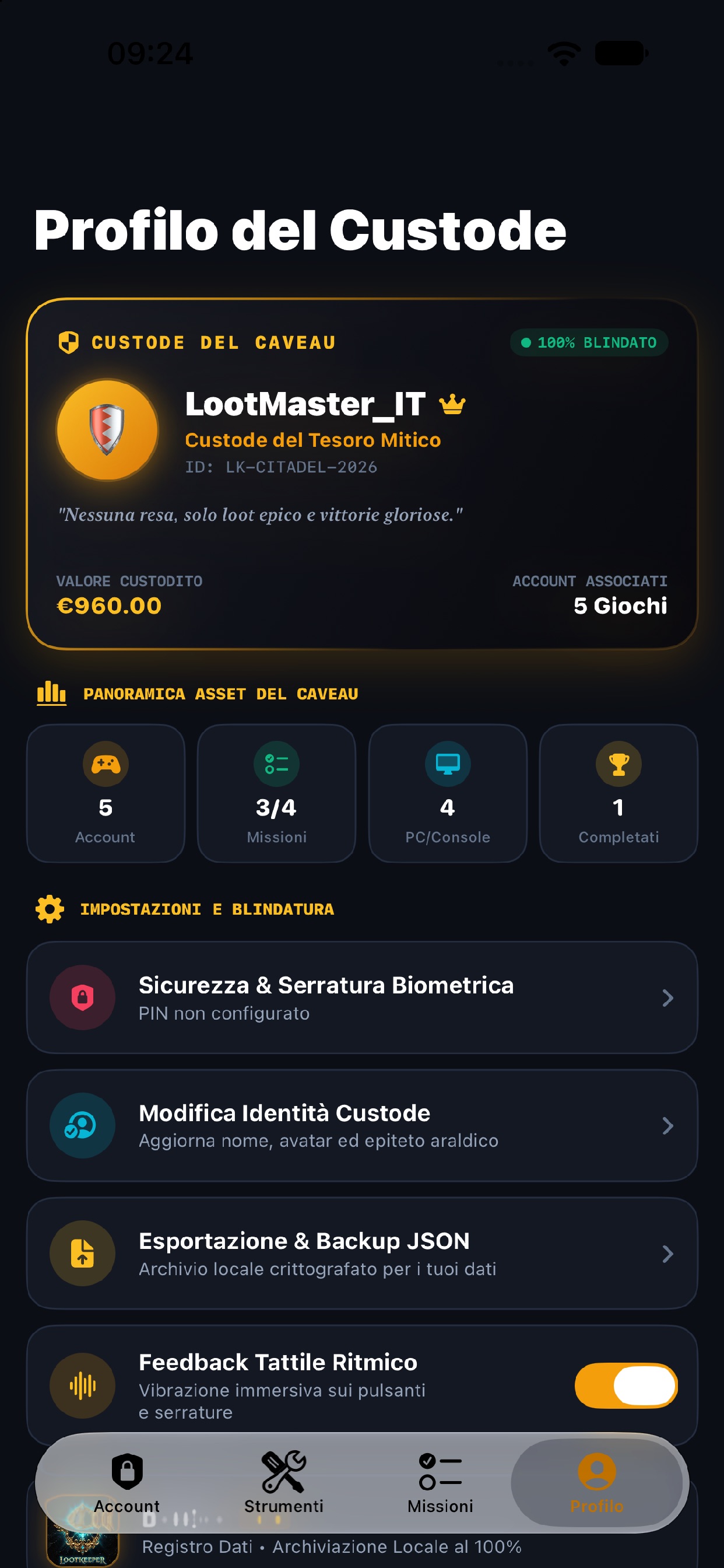 Screenshot 4 of Bottino-Registro Dati
