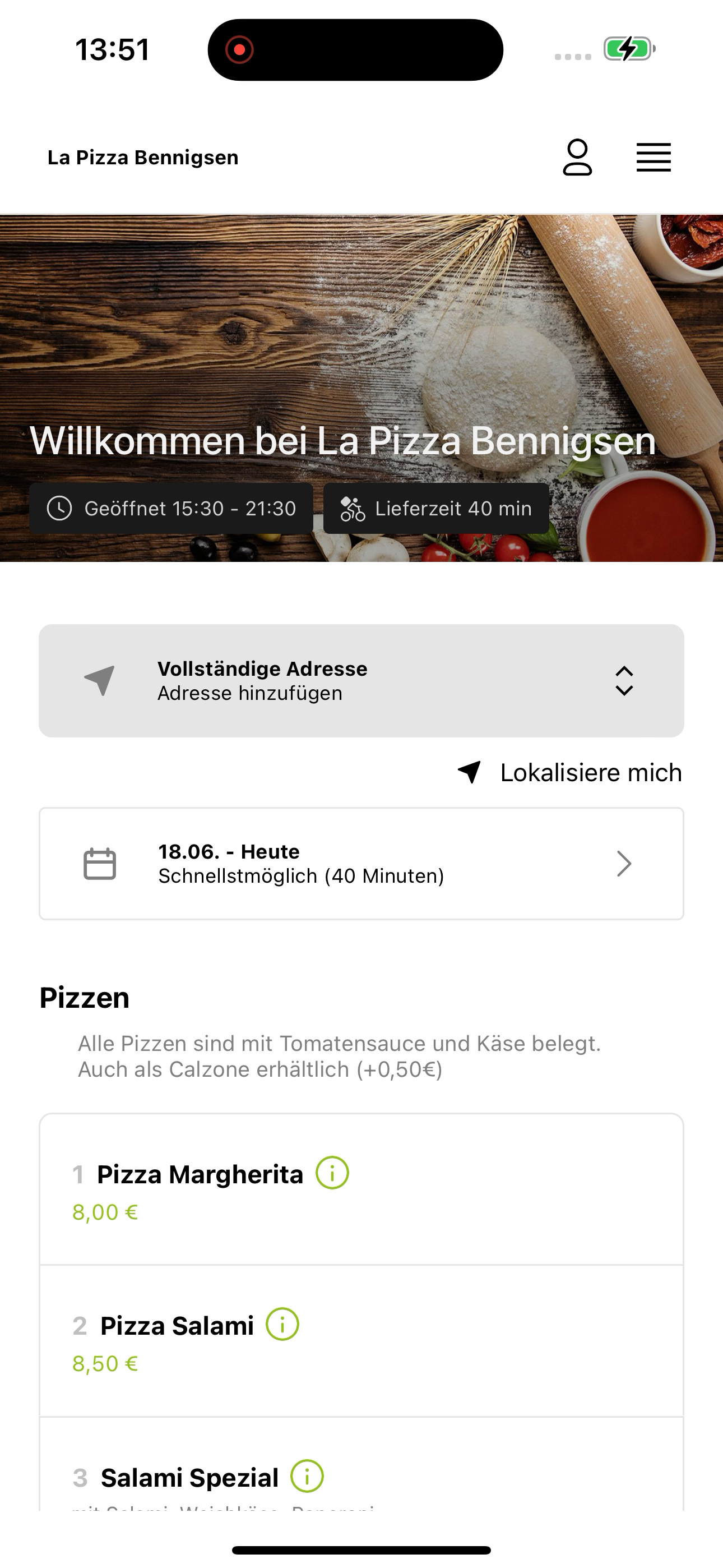 La Pizza Bennigsen