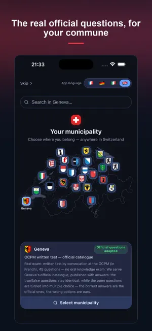 Swiss Naturalization Test screenshot 1