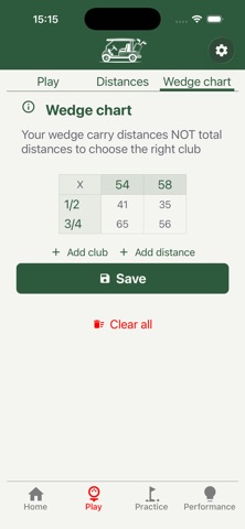 No caddy needed iPhone screenshot
