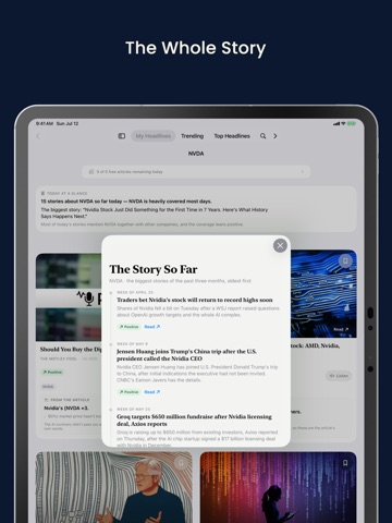 Stocks News: Market Headlines iPad screenshot