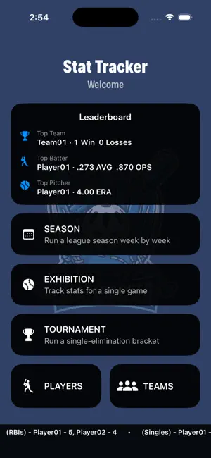 Baseball StatTracker Live screenshot 1