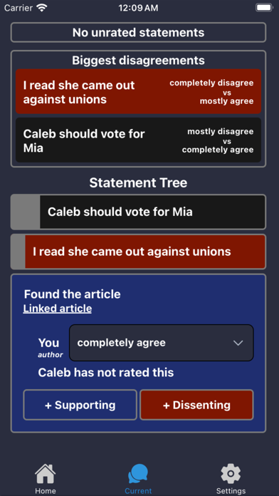 Discourser iPhone screenshot 4 - Social Networking app