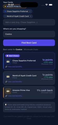 Pick The Best Card Screenshot 3 of 5