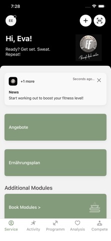 wegberg-fitness club screenshot