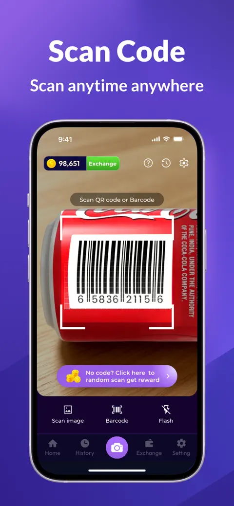 ScanGains:QR & Barcode Scanner screenshot