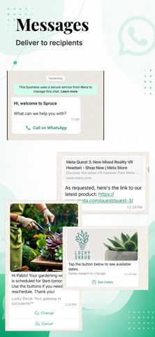 VeriBlast: WA Business CRM iPhone screenshot